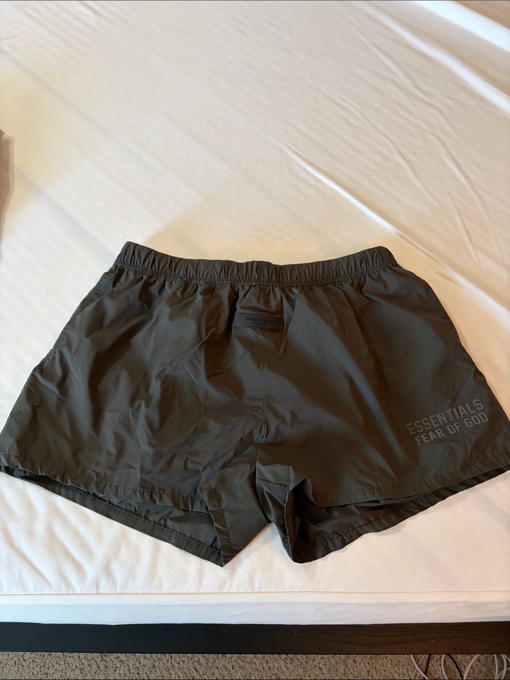 Fear of God ESSENTIALS Olive Athletic Shorts